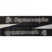 С горечью и скорбью провожаю тебя